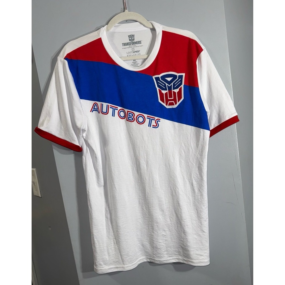Transformers Autobots Optimus Prime Lootwear‎ Exclusive Soccer Jersey Shirt